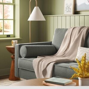 NEW Threshold Off white throw blanket 70x50 Throw Blanket